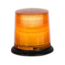 Warning Light, Beacon 12 V Amber, 12 LED  6.625"T – Permanent Mount